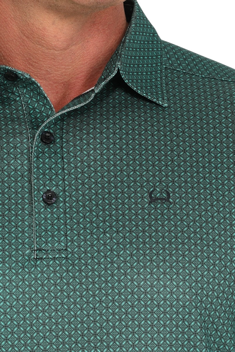 Men’s Cinch Hunter Green Polo