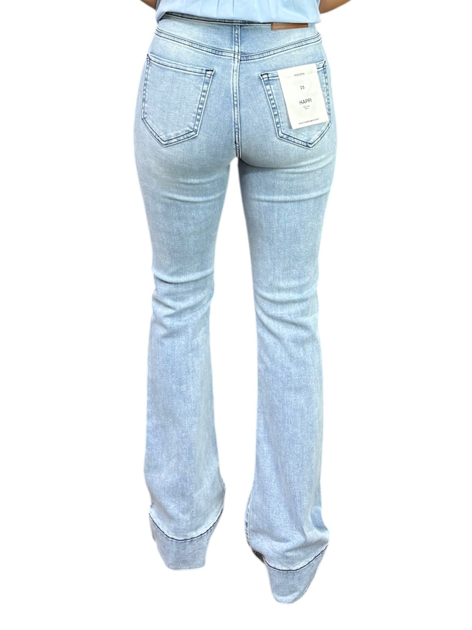 Ladies Hidden Ultra High Rise Flare Jean