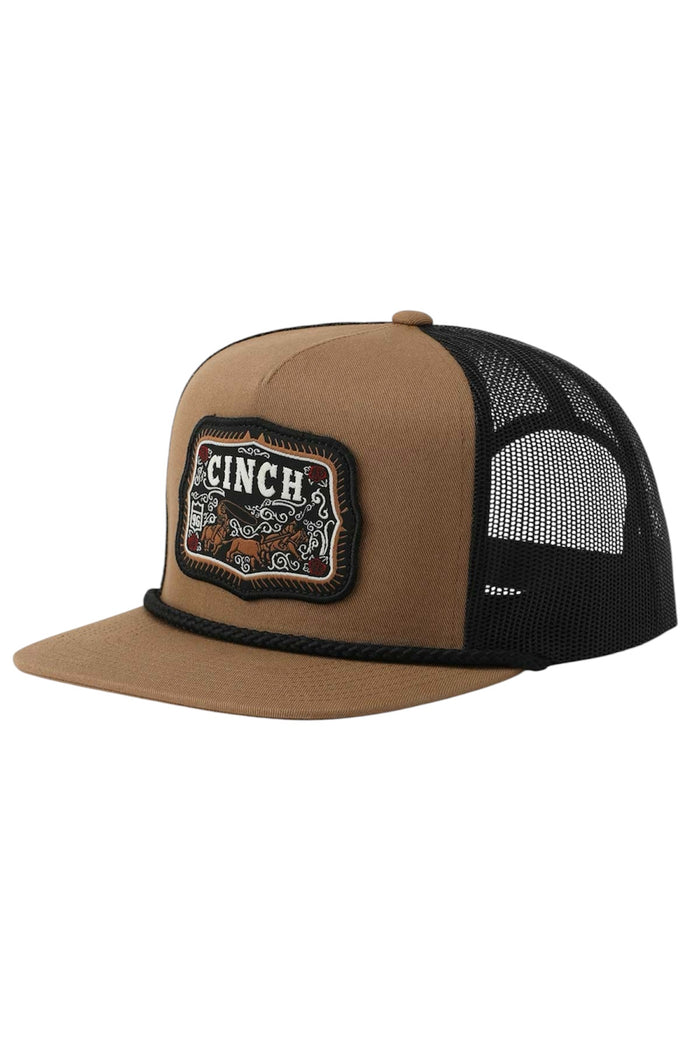 Men’s Cinch Brown Trucker Cap
