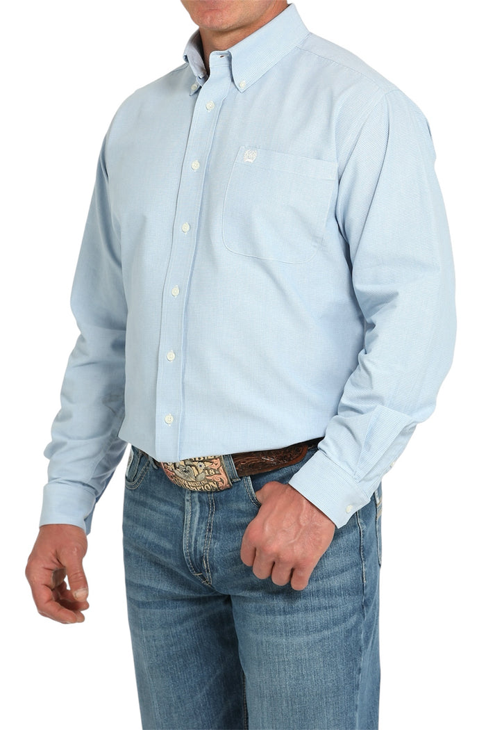 Men's Cinch Light Blue Button Down