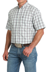 Men's Cinch Mint Plaid Arenaflex Shirt