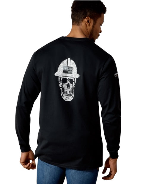 Men's Ariat FR Roughneck Skull Logo T-Shirt