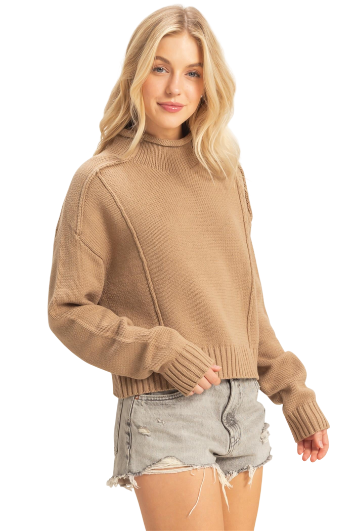 Ladies Mocha Sweater