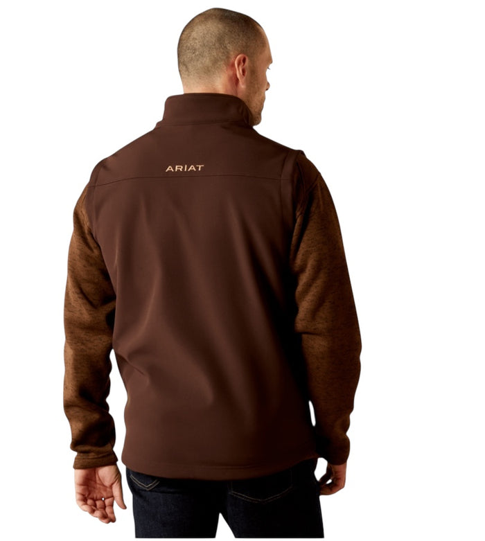 Men's Ariat Vernon Softshell Coffee Bean Vest