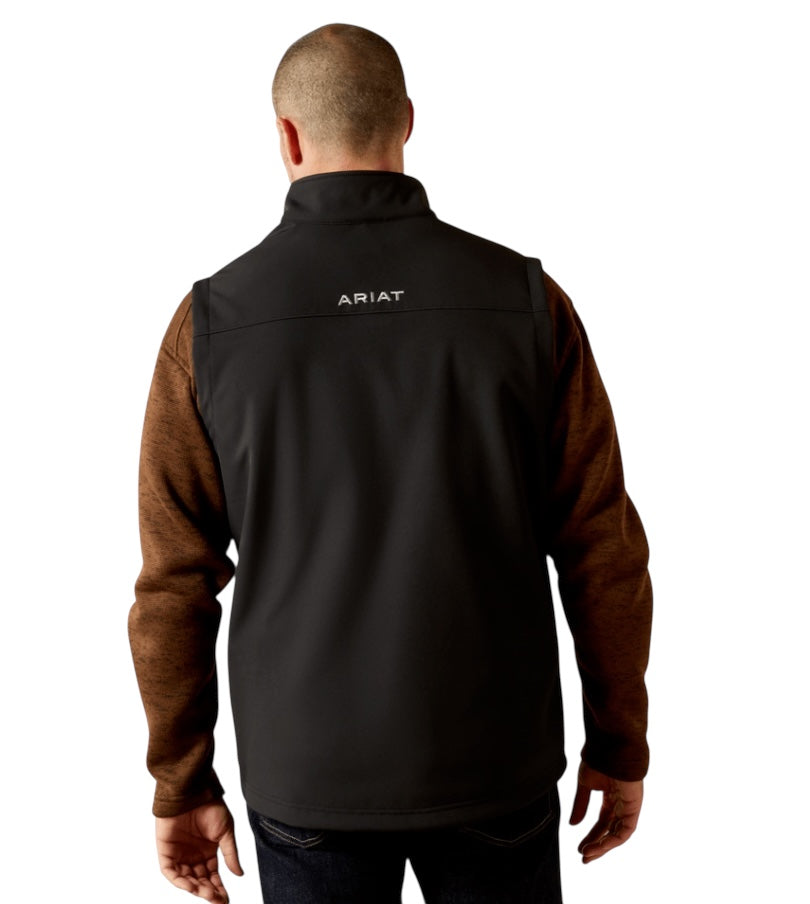 Men's Ariat Vernon Softshell Black Vest
