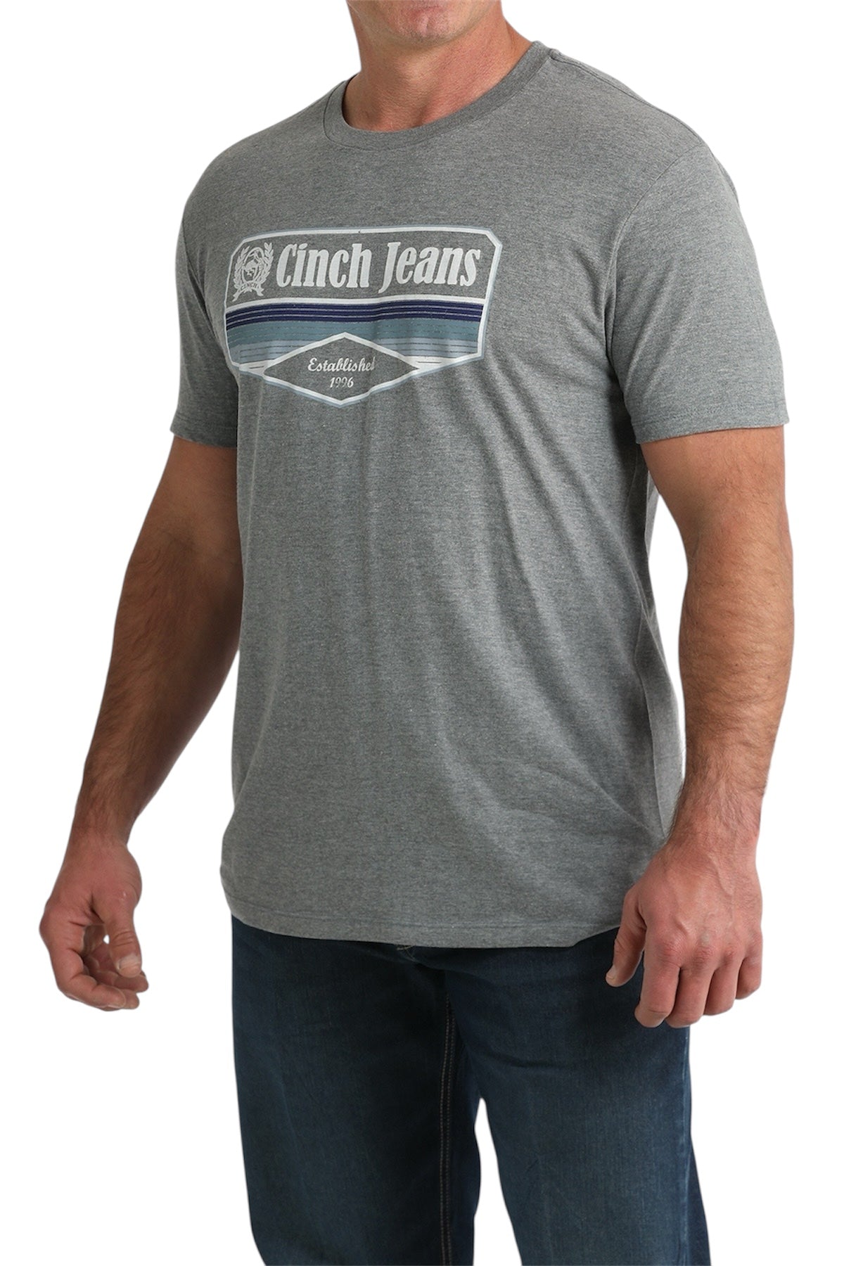 Men's Cinch Gray Graphic Tee