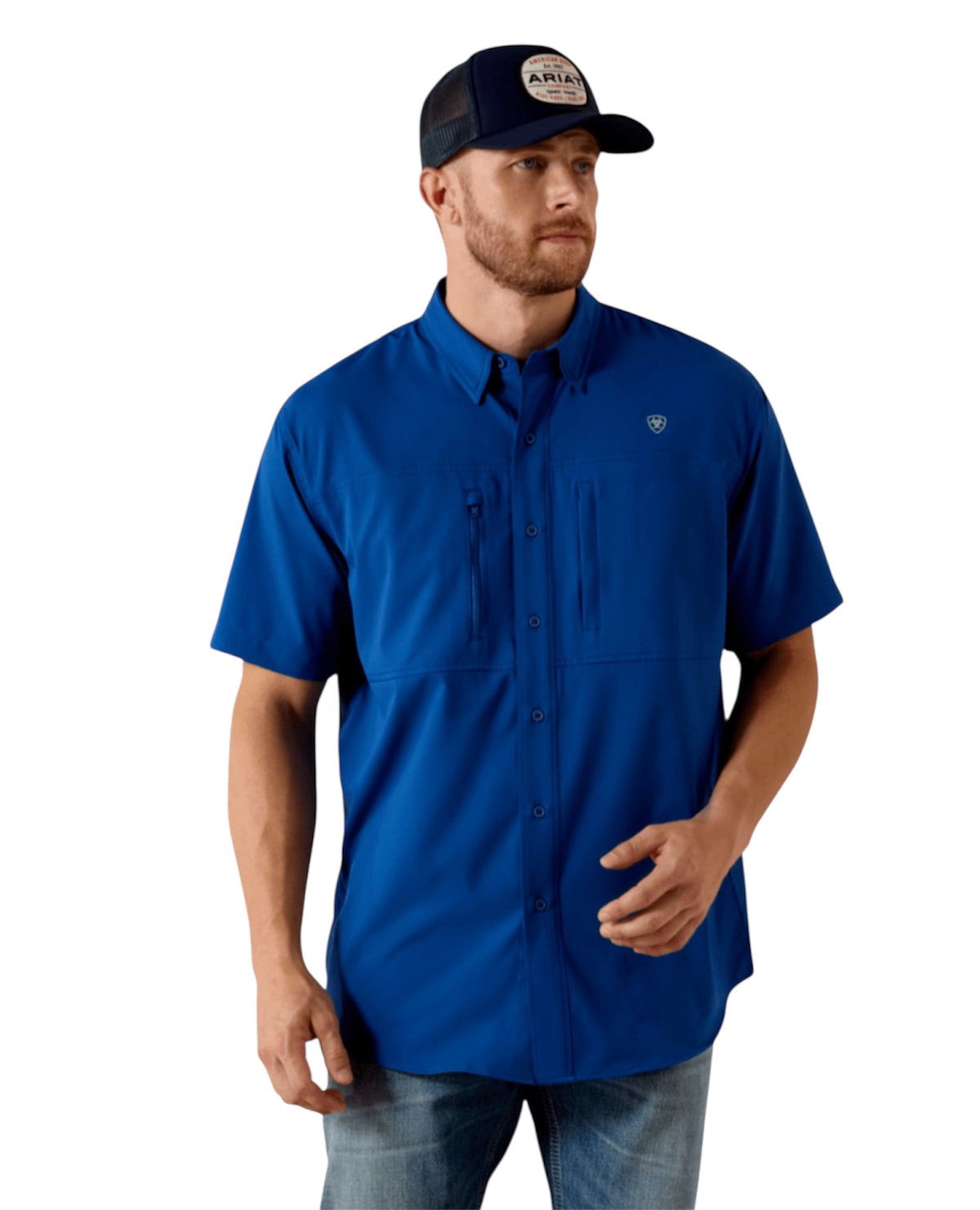 Men’s Ariat VentTek Blue Quartz Shirt