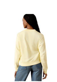 Ladies Ariat Essential Pear Sorbet Crewneck