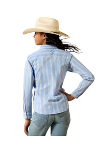 Girl’s Ariat Kirby Ashleigh Blue Shirt