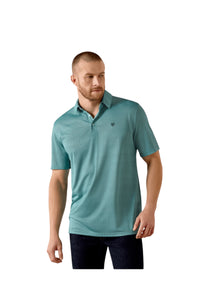 Men’s Ariat Angel Blue Print Polo
