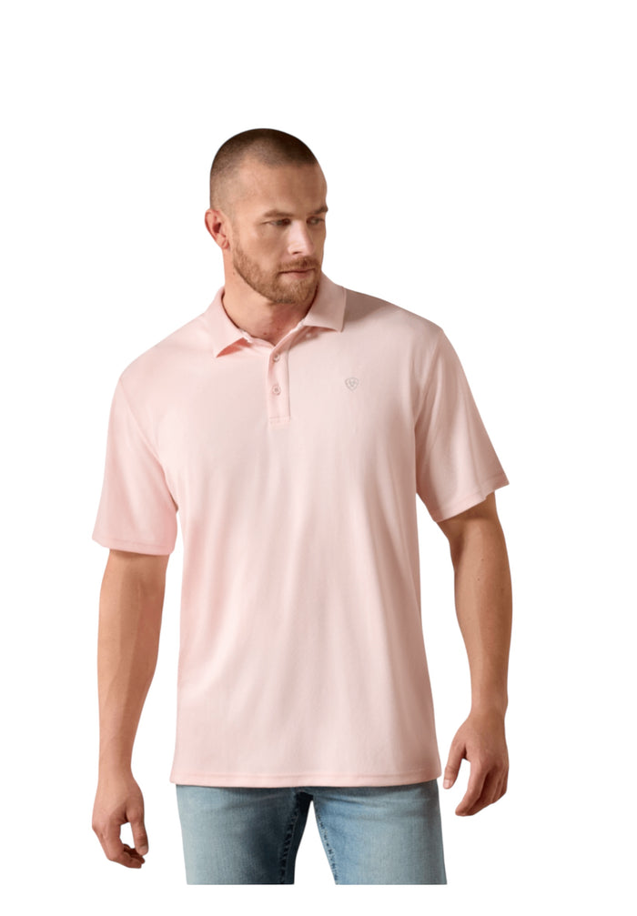 Men’s Ariat Icy Pink Polo