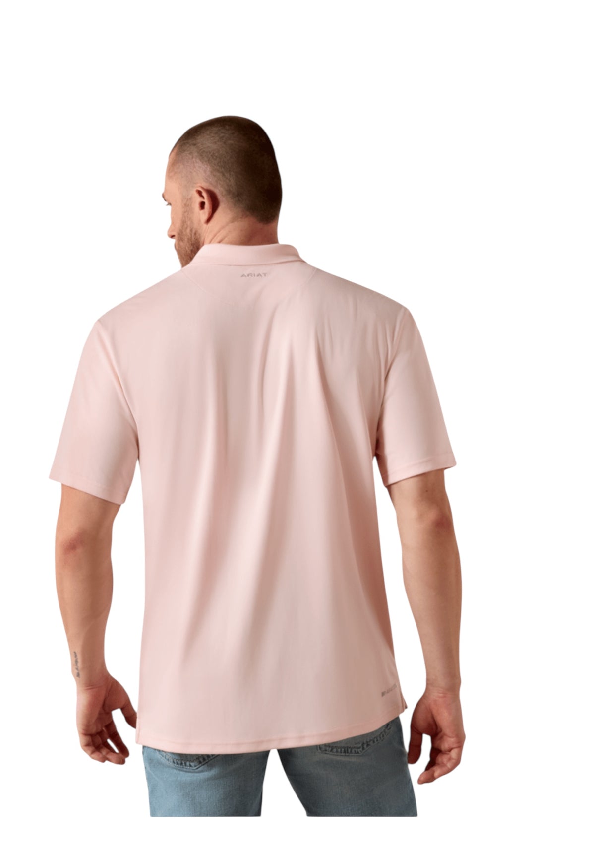 Men’s Ariat Icy Pink Polo