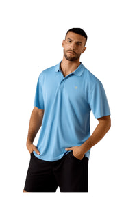 Men’s Ariat Blue Polo