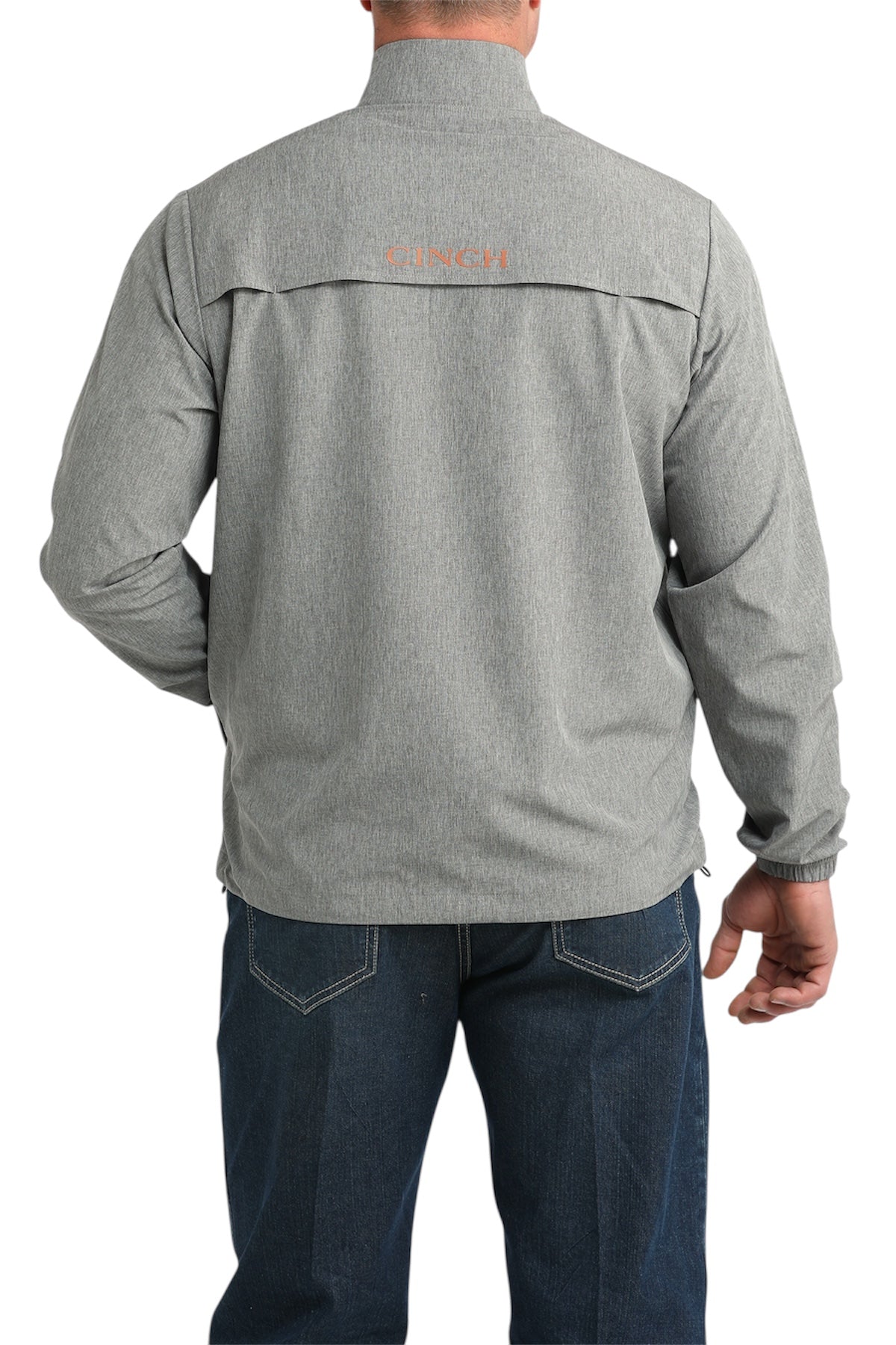 Men’s Cinch Heather Gray Windbreaker Jacket