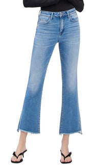 Ladies Flying Monkey High Rise Kick Flare Jean