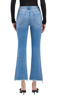 Ladies Flying Monkey High Rise Kick Flare Jean