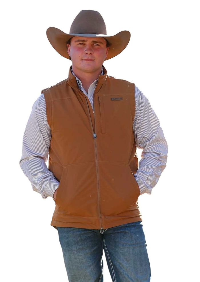 Men's Cinch Dark Khaki Vest