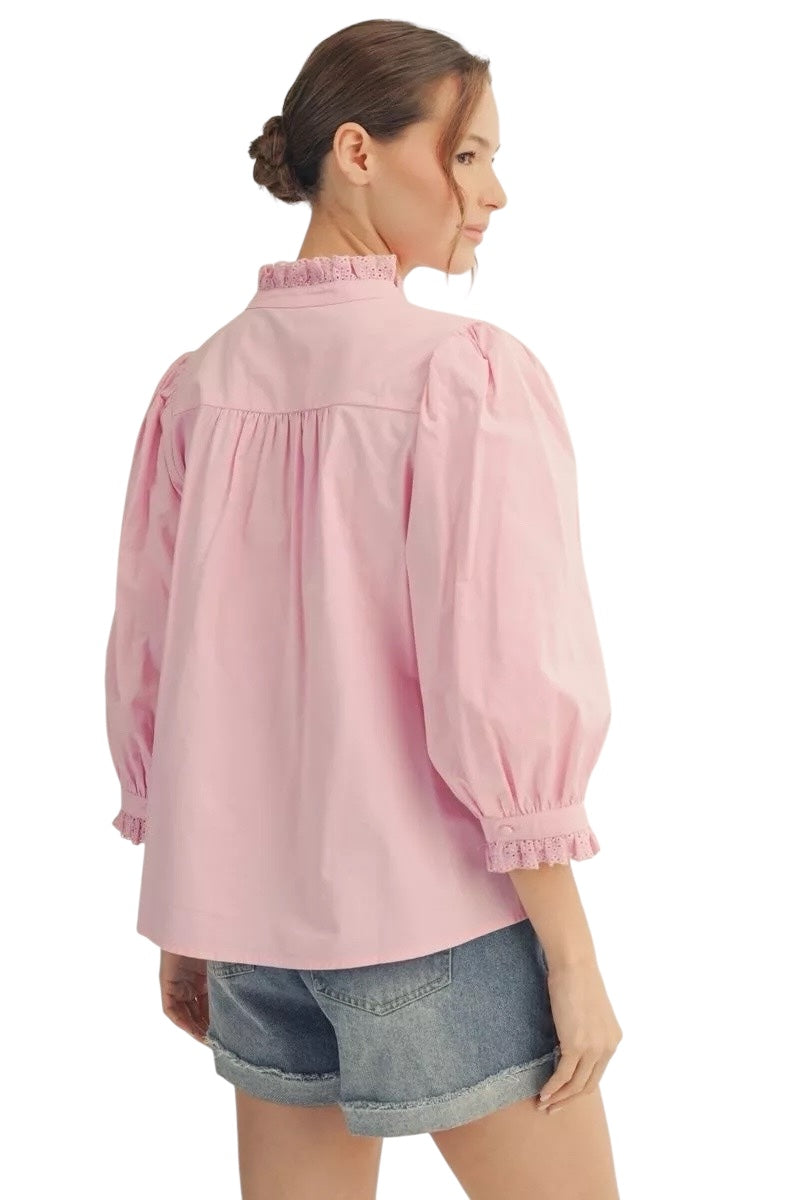 Ladies Pink Blouse