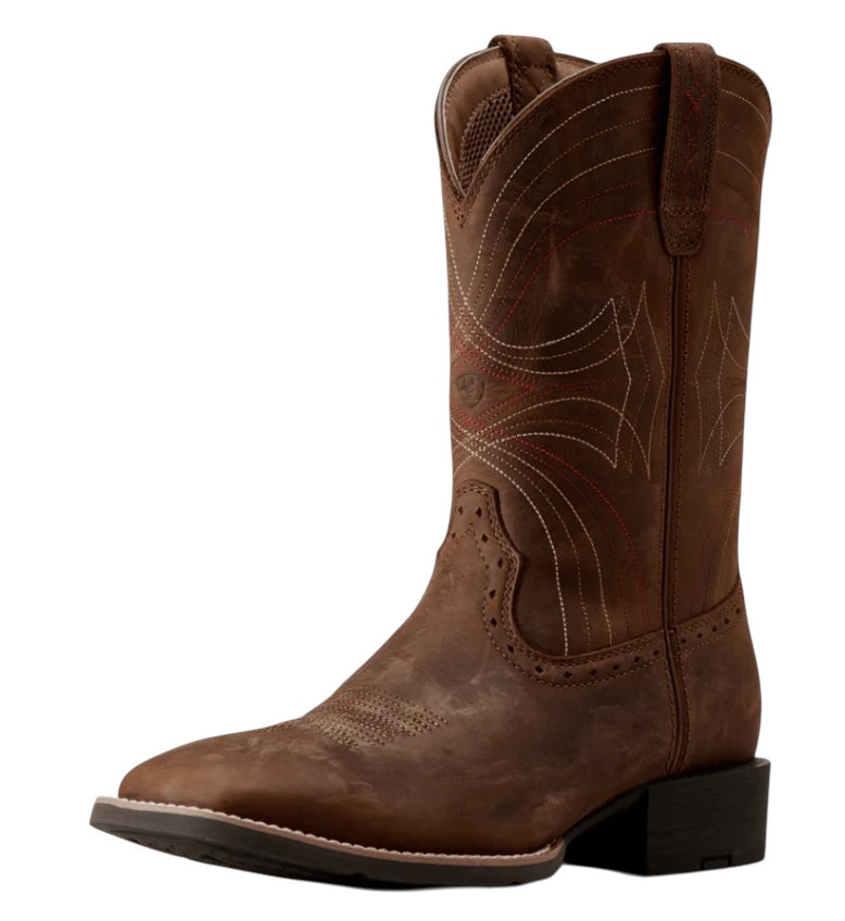 Men's Ariat Sport Wide Square Toe Cowboy Boot
