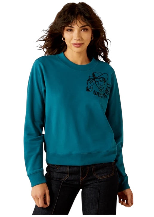 Ladies Ariat Sendero West Sweatshirt