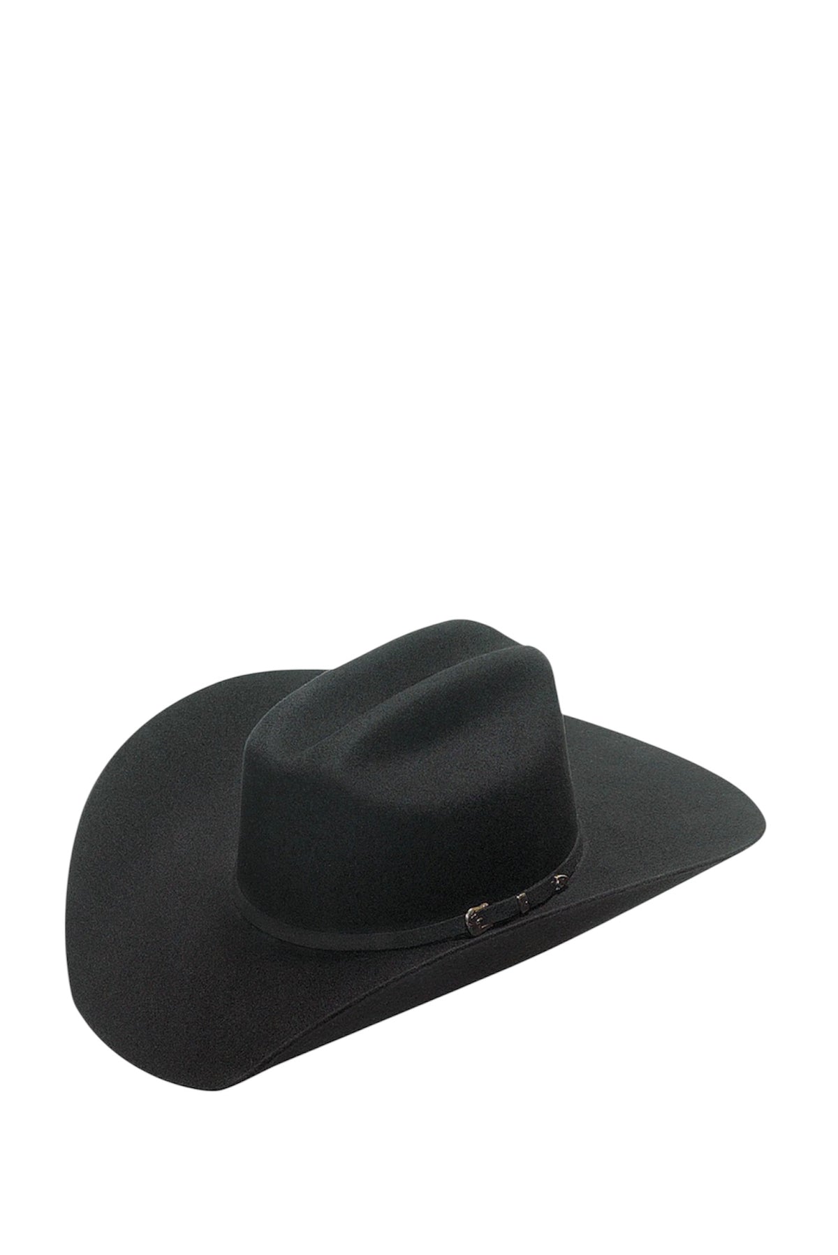 Twister 2X Wool Santa Fe Black Felt Hat