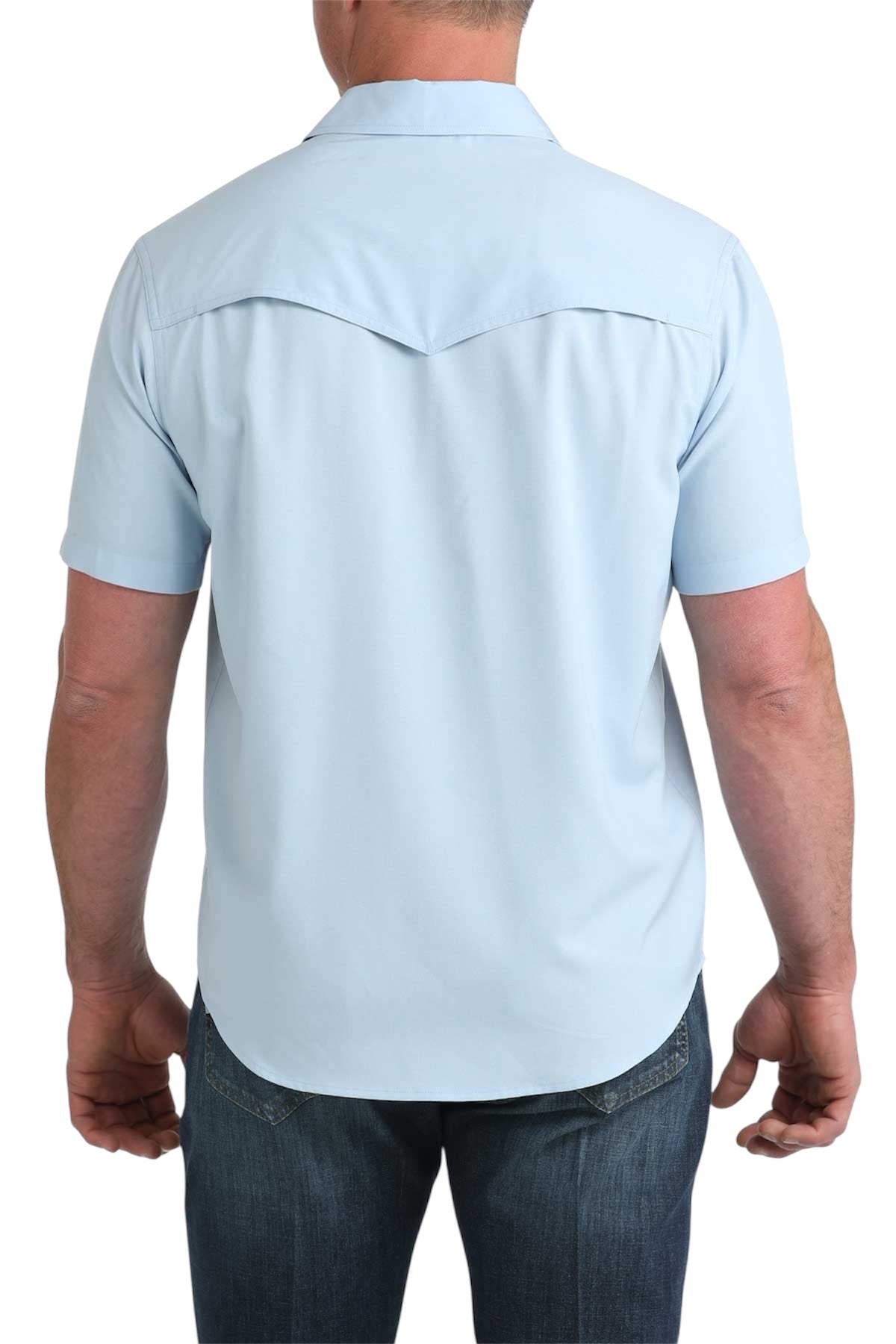 Men's Camp Light Blue Short Sleeve Shirt