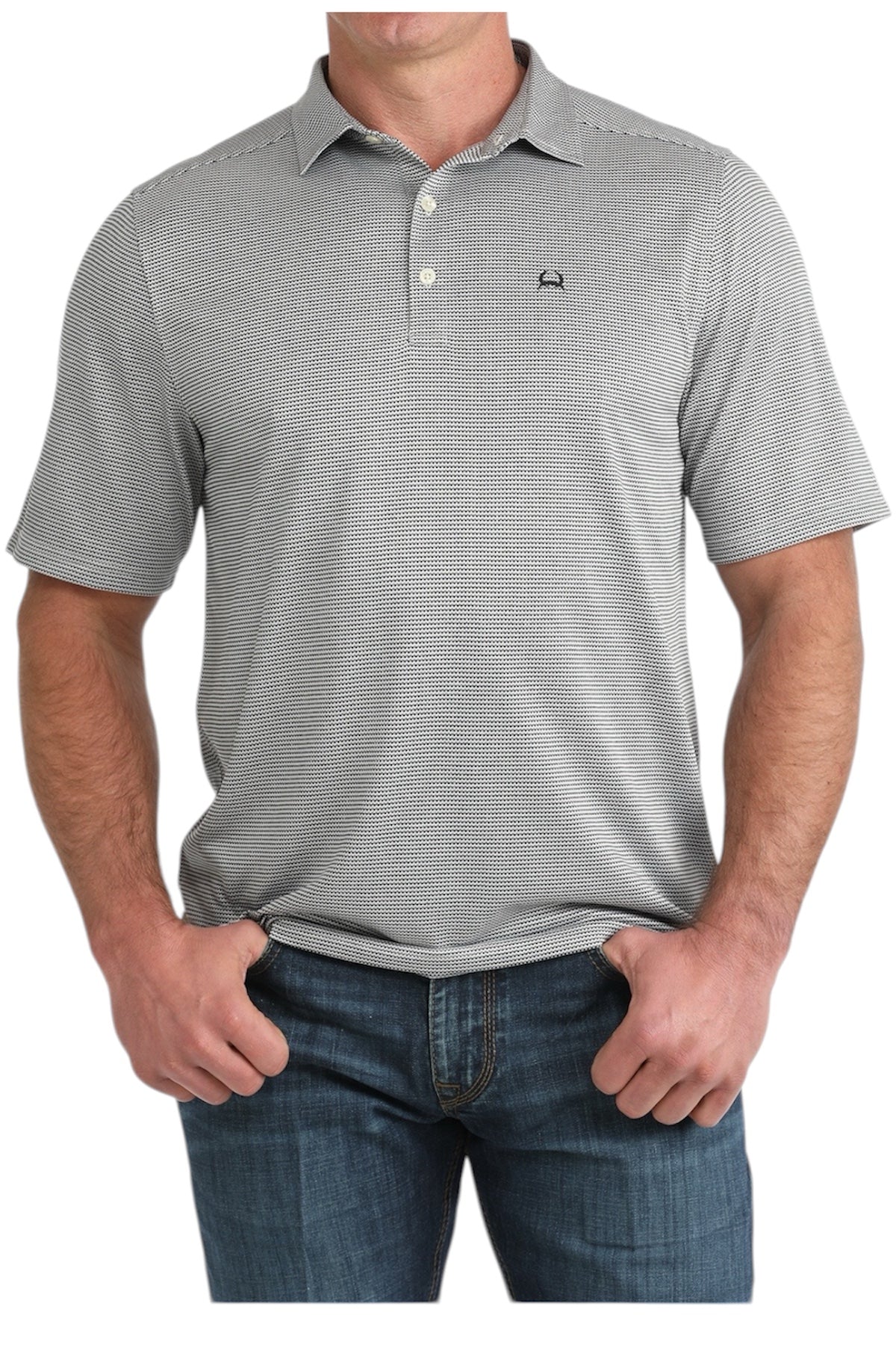 Men's Cinch Arenaflex Blue Polo