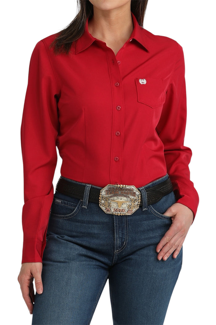 Ladies Cinch Raseberry Arenaflex Western Shirt