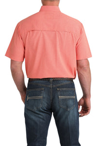 Men's Cinch Orange Plaid Arenaflex Shirt