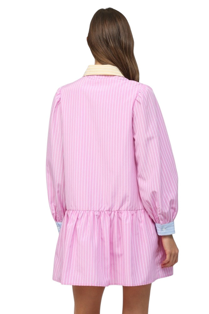 Ladies Color Block Dress