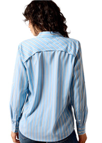 Ladies Ariat VentTEk Baby Blue Western Shirt