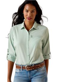 Ladies Ariat Silt Green VentTEK Western Shirt
