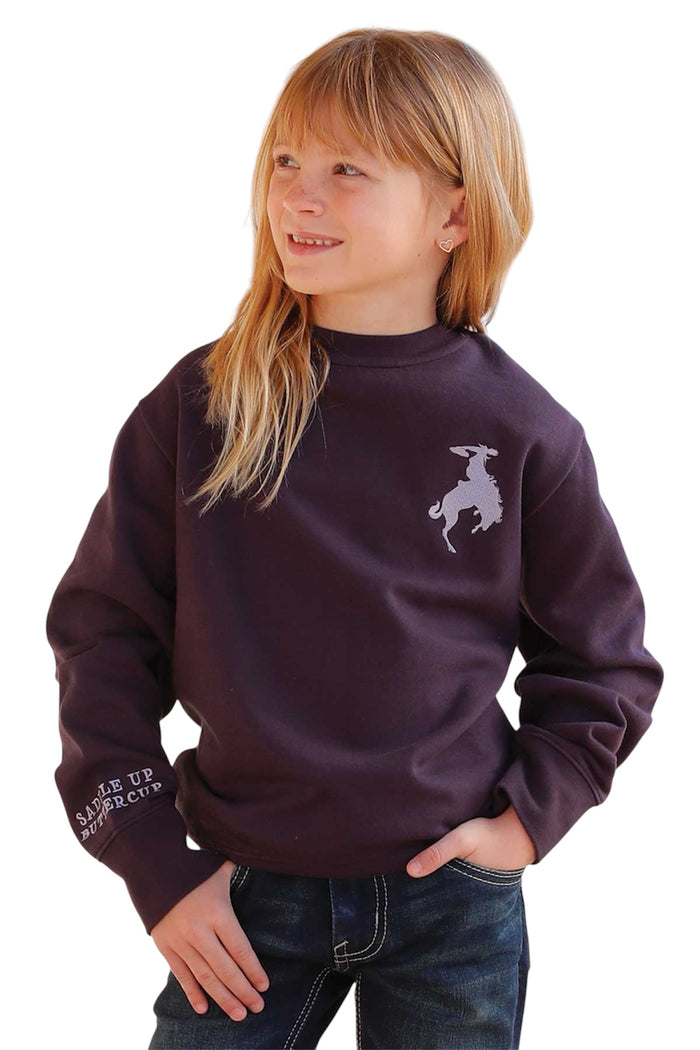 Girl's Cruel Girl Purple Pullover
