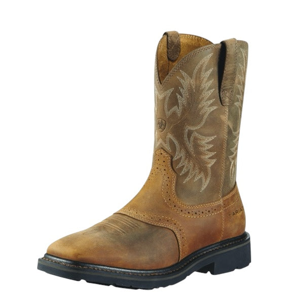 Men's Ariat Sierra Wide Square Toe Steel Toe Work Boot