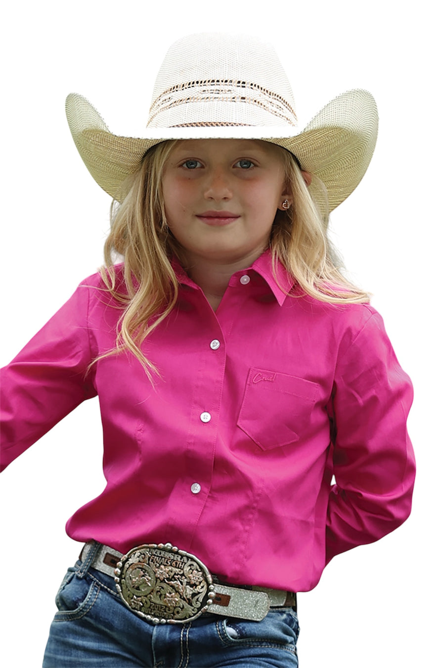 Girl's Cruel Girl Solid Pink Shirt