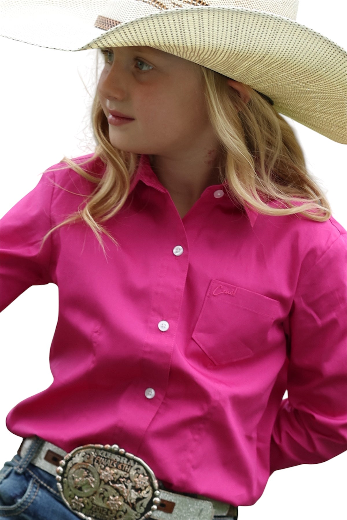 Girl's Cruel Girl Solid Pink Shirt