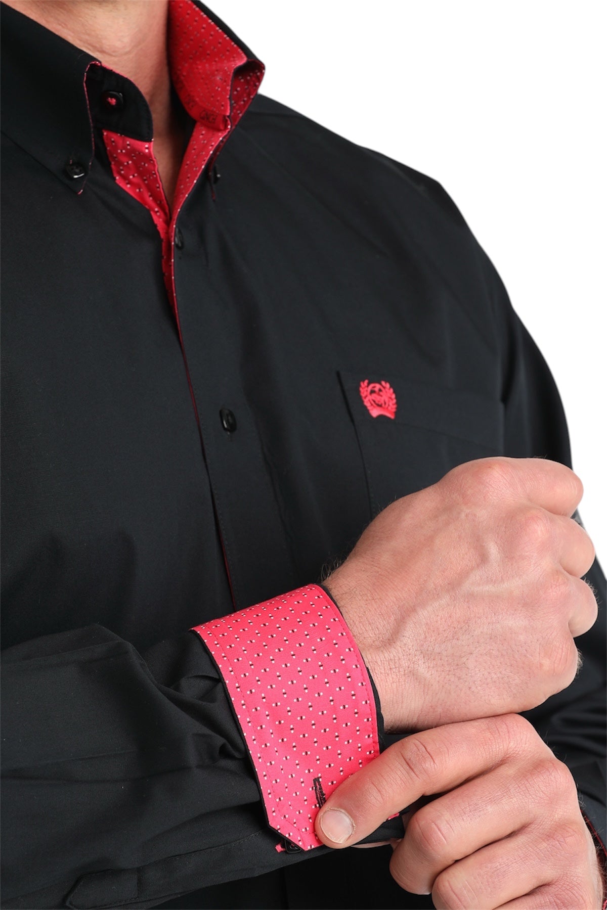 Men's Cinch Solid Black Western Shirt