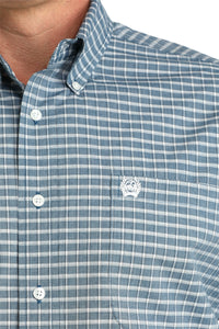 Men’s Cinch Blue Plaid Western Shirt