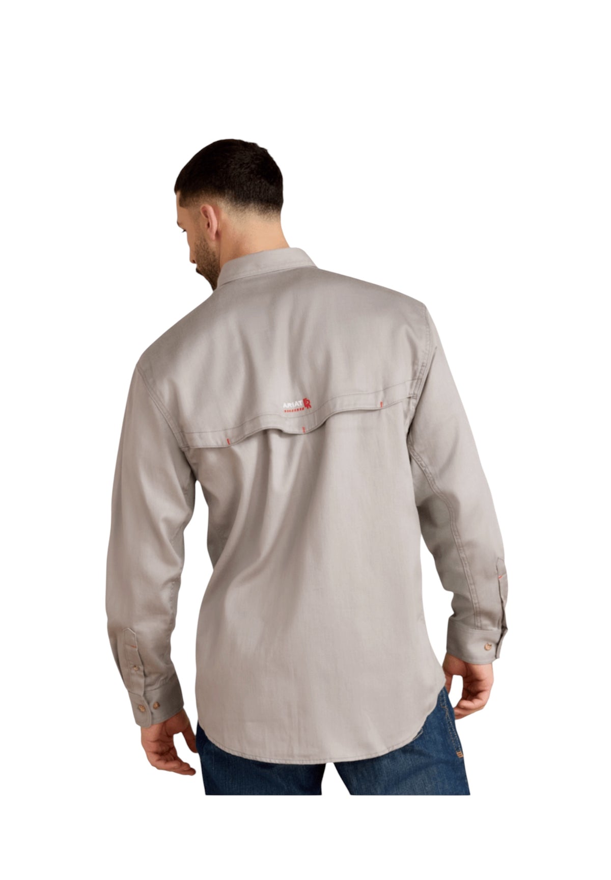 Men’ Ariat FR Silver Vented Work Shirt