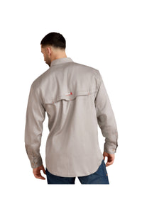 Men’ Ariat FR Silver Vented Work Shirt