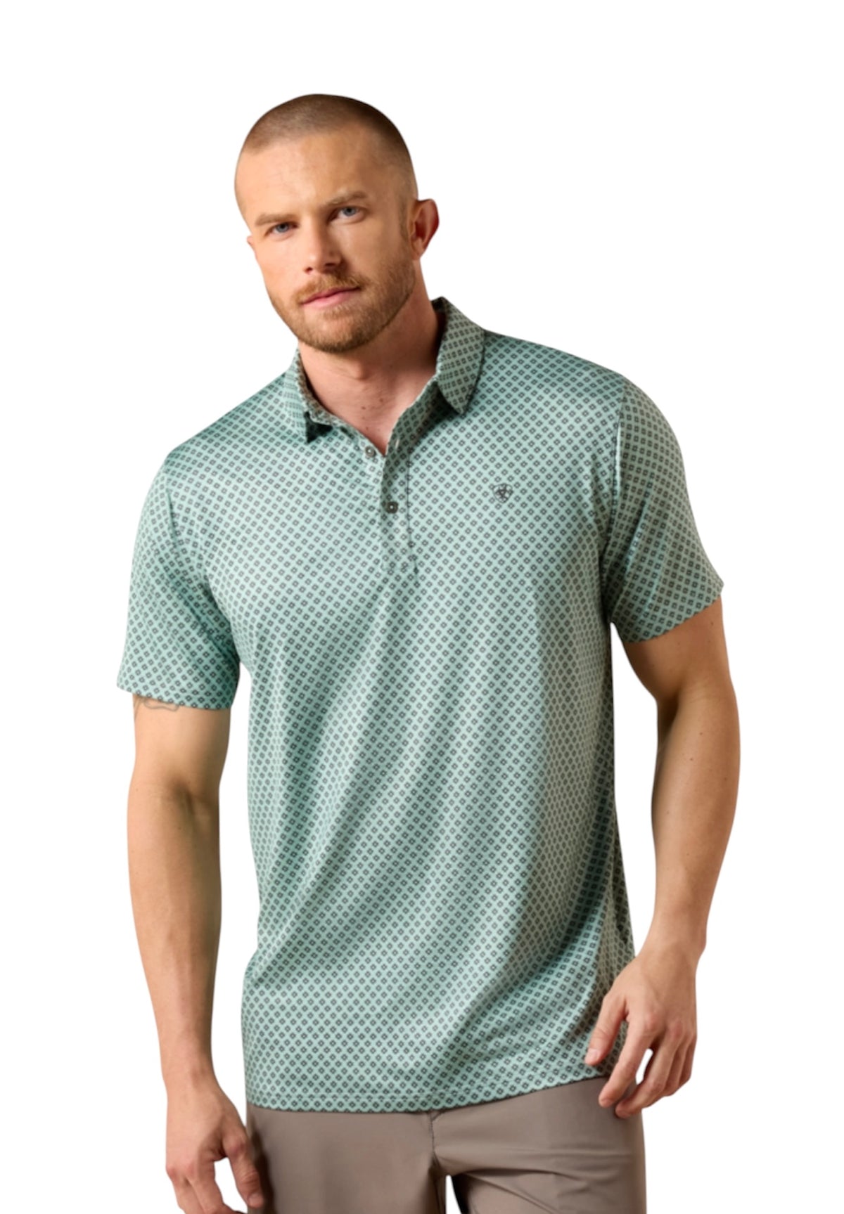 Men’s Ariat All Over Southwest Diamond Polo