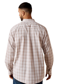 Men’s Ariat White Multi Plaid Shirt