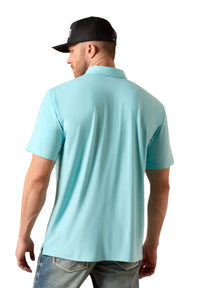 Men’s Ariat Angel Blue Polo