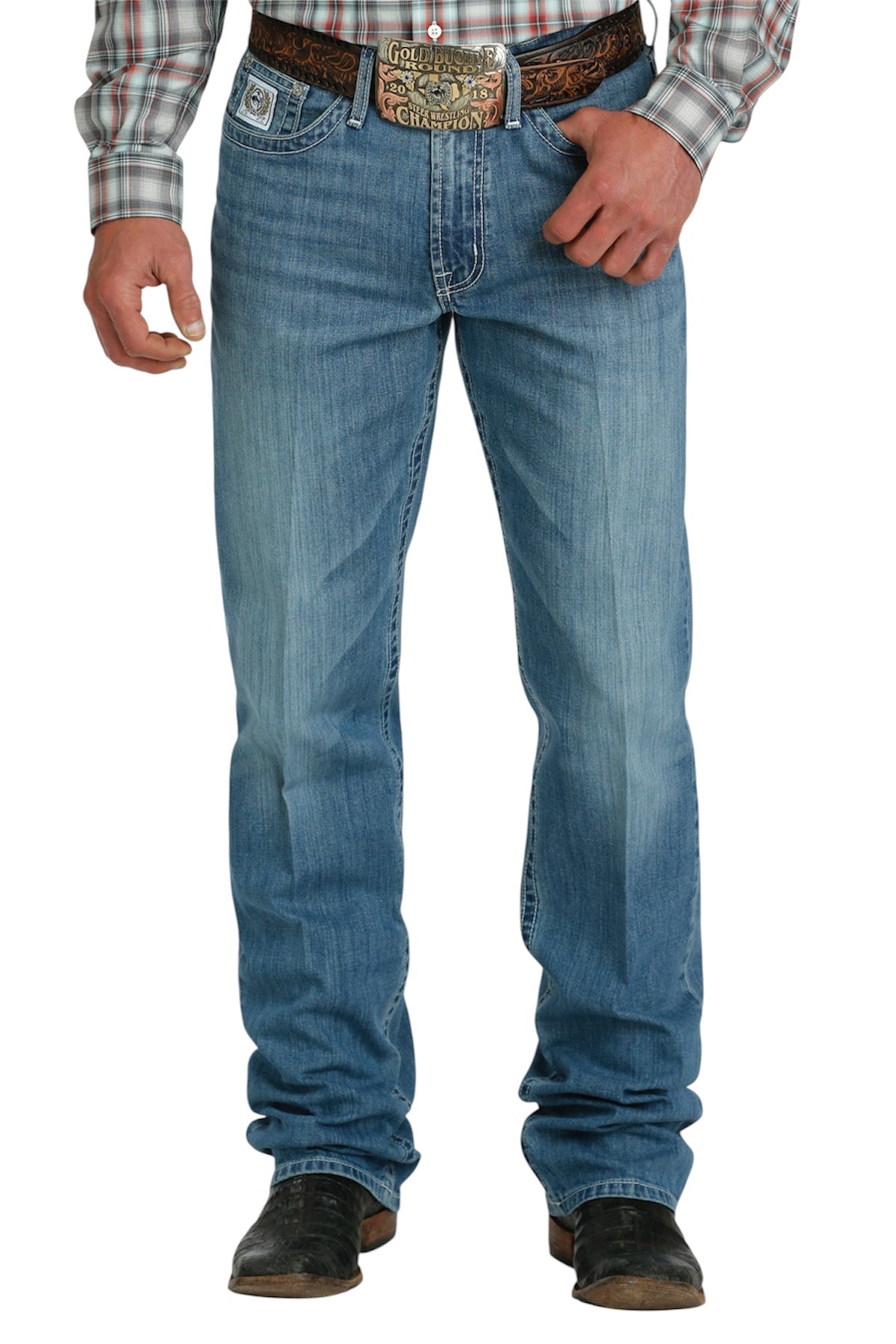 Men’s Cinch White Label Medium Stone Jean