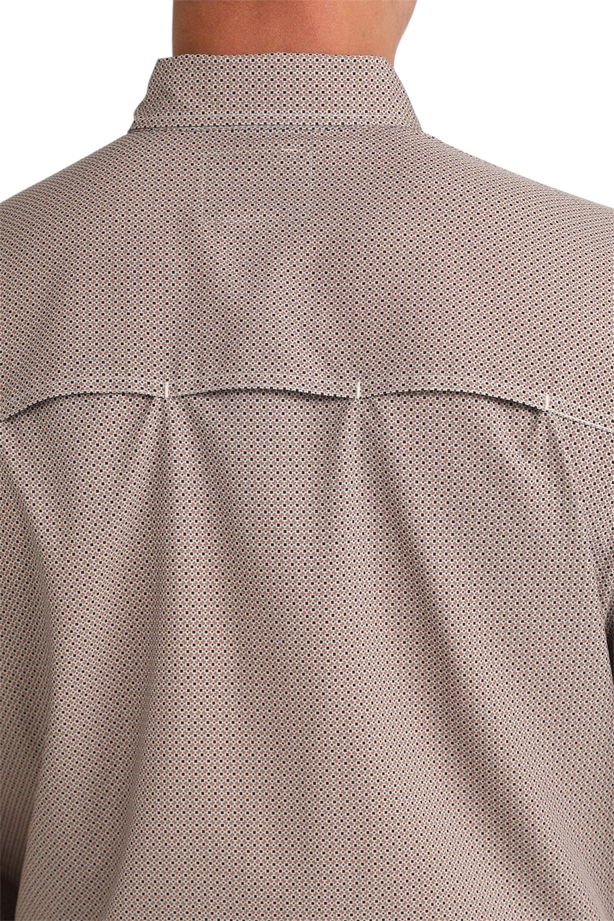 Men’s Cinch Arenaflex Brown Patter Short Sleeve Shirt
