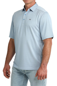 Men’s Cinch Arenaflex Blue Polo
