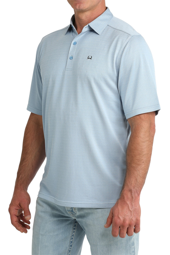 Men’s Cinch Arenaflex Blue Polo