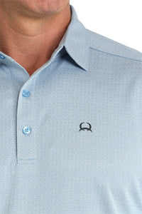 Men’s Cinch Arenaflex Blue Polo