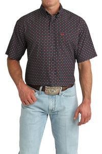 Men’s Cinch Arenaflex Black Print Shirt