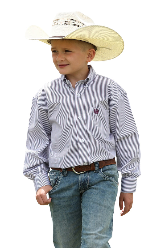 Boy’s Cinch Stripe Shirt